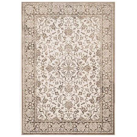Safavieh Noble 600 Small Rectangle Area Rug Brown & Creme - 4 ft. x 5 ft.-7 in. NBL659-5280-4